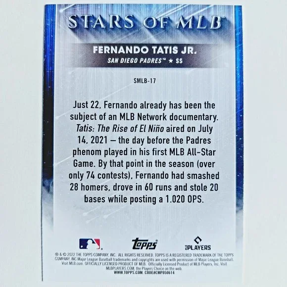 San Diego Padres (Fernando Tatis Jr) - BKBL [23_FTJ1] - Picture 3 of 3